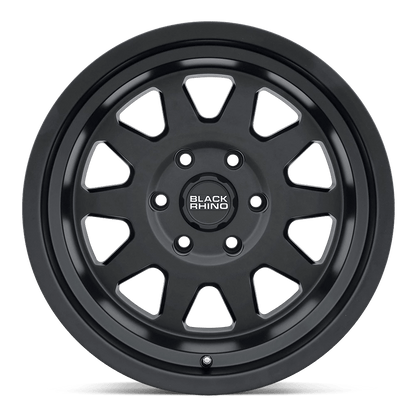17x8.5 Black Rhino Stadium Matte Black Wheel 6x5.5 (0mm)