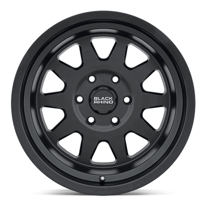 17x9.5 Black Rhino Stadium Matte Black Wheel 6x5.5 (-18mm)