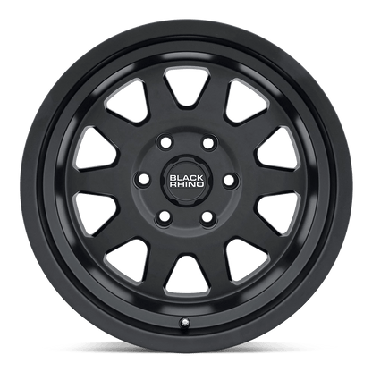17x9 Black Rhino Stadium Matte Black Wheel 5x5.5 (0mm)