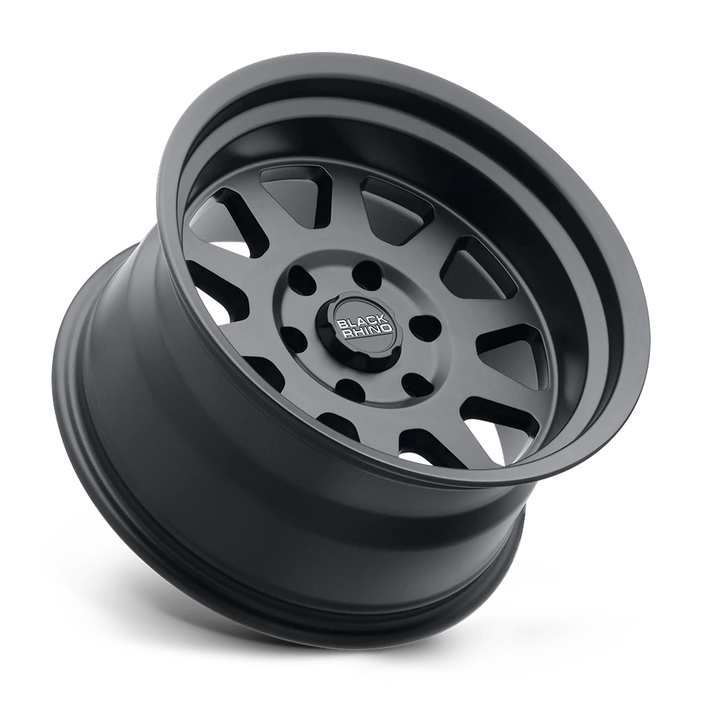 17x9 Black Rhino Stadium Matte Black Wheel 5x5.5 (0mm)