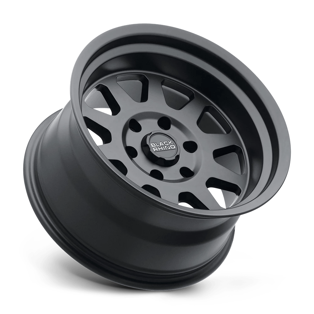17x8.5 Black Rhino Stadium Matte Black Wheel 6x4.5 (0mm)