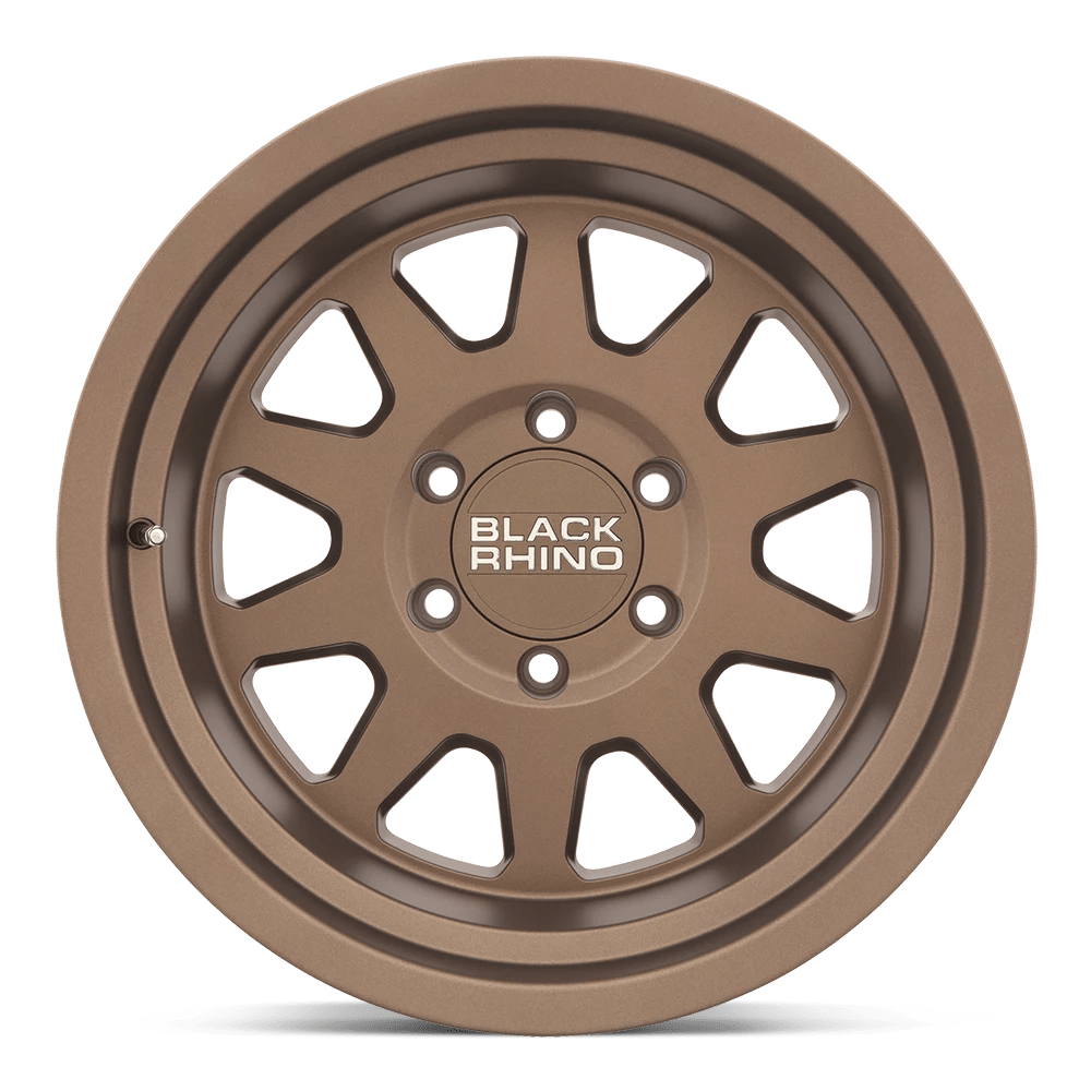 16x8 Black Rhino Stadium Matte Bronze Wheel 6x5.5 (-10mm)