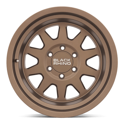 16x8 Black Rhino Stadium Matte Bronze Wheel 6x5.5 (-10mm)