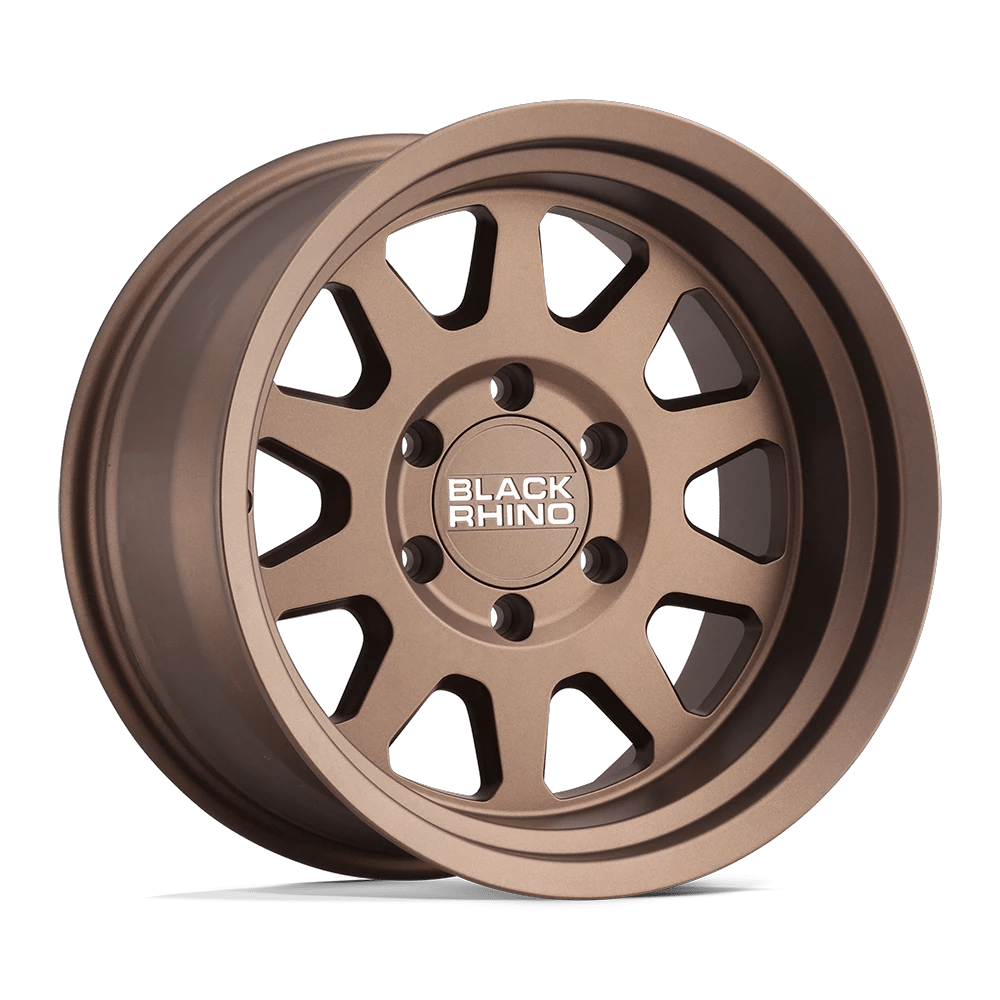 16x8 Black Rhino Stadium Matte Bronze Wheel 6x5.5 (-10mm)