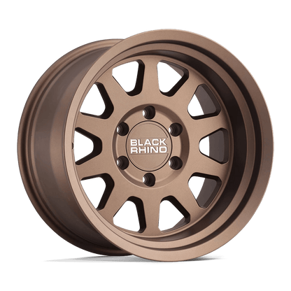16x8 Black Rhino Stadium Matte Bronze Wheel 6x5.5 (-10mm)