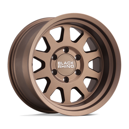 17x8.5 Black Rhino Stadium Matte Bronze Wheel 6x4.5 (0mm)