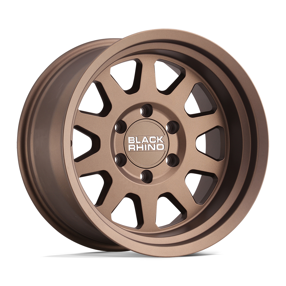 16x8 Black Rhino Stadium Matte Bronze Wheel 6x5.5 (-10mm)