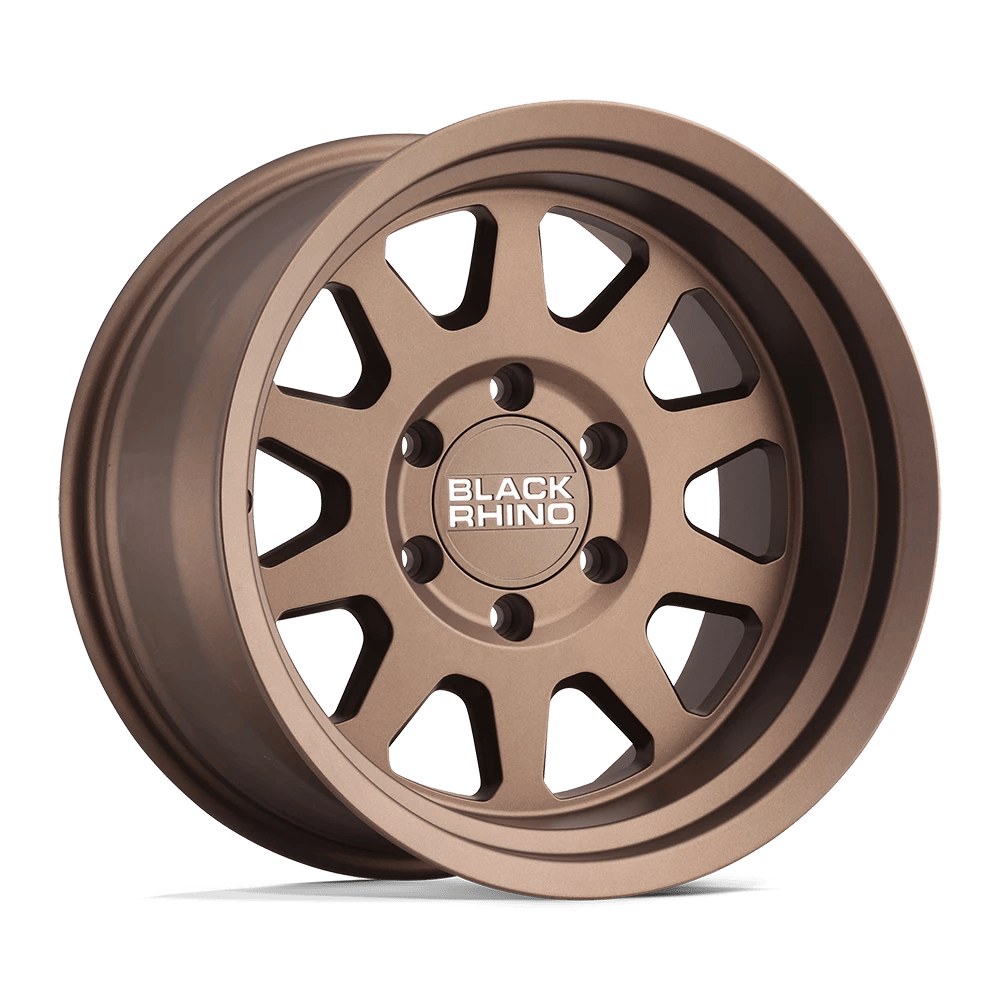 16x8 Black Rhino Stadium Matte Bronze Wheel 6x5.5 (-10mm)