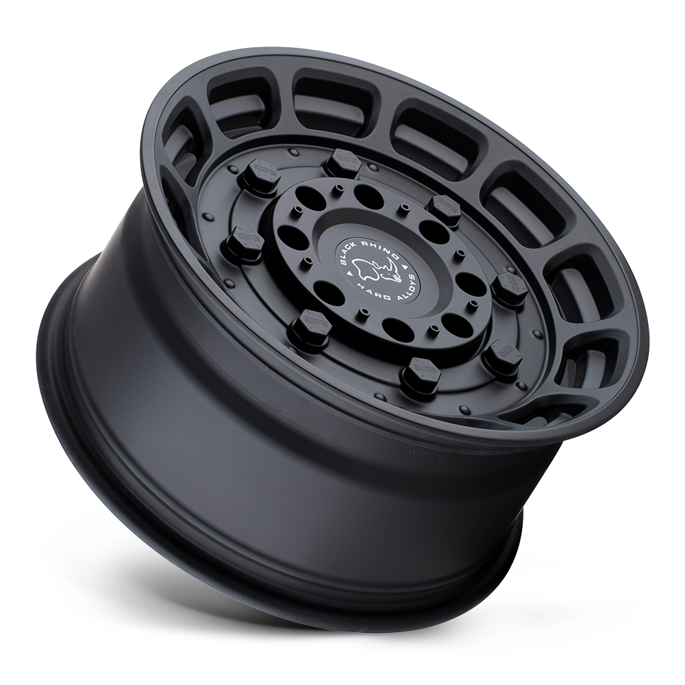 20x9.5 Black Rhino Warthog Matte Black Wheel 5x5 (2mm)