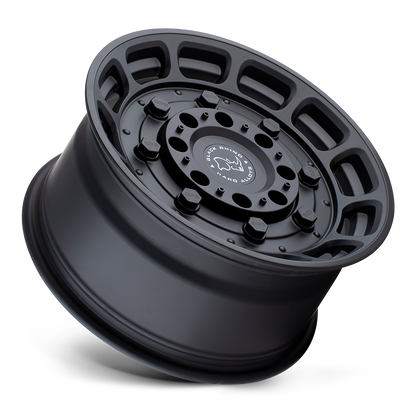20x9.5 Black Rhino Warthog Matte Black Wheel 5x5 (2mm)