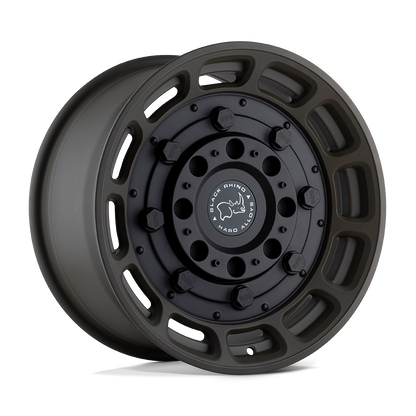20x9.5 Black Rhino Warthog Matte Olive Dab Green Black Center Wheel 5x5 (-18mm)