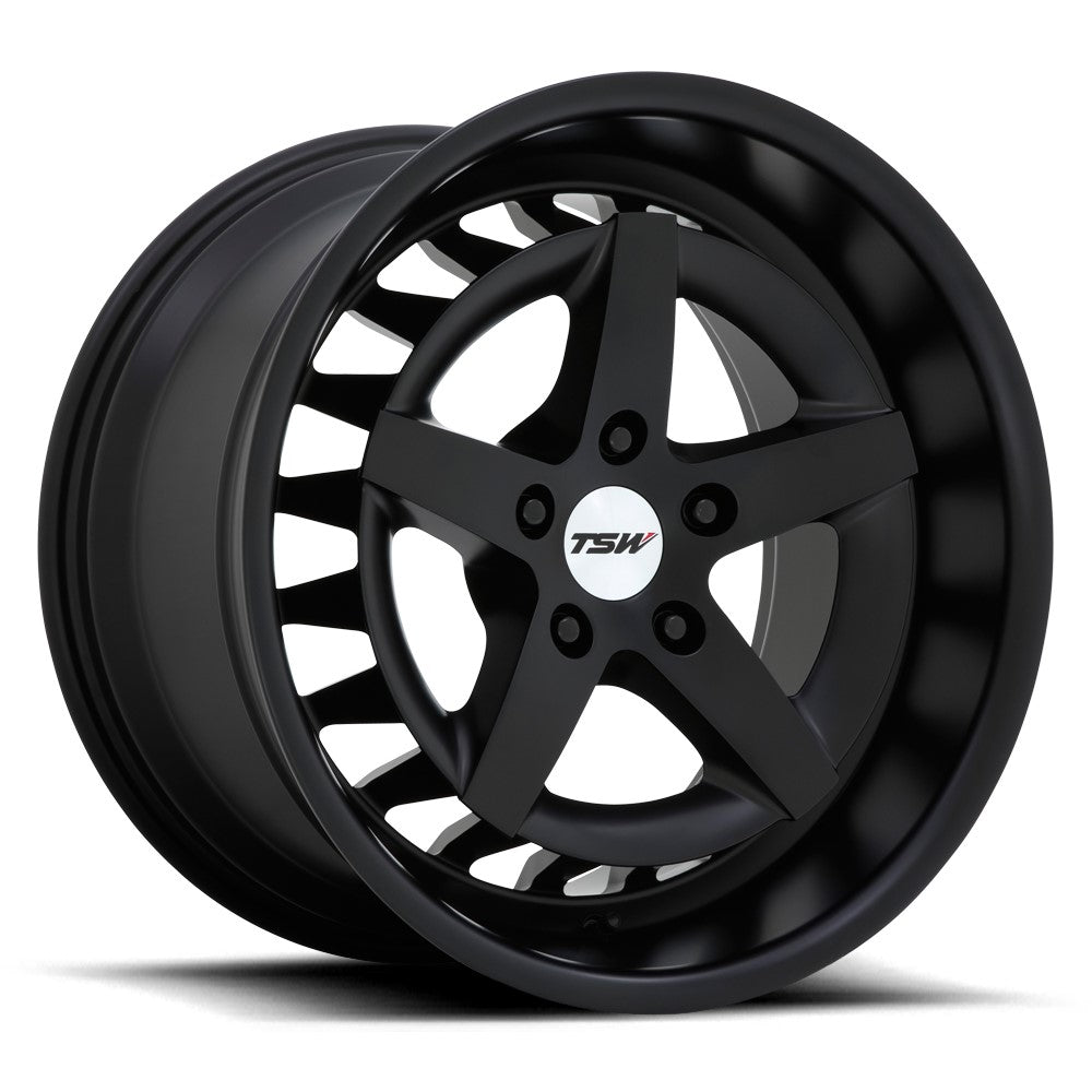 20x9 TSW Degner Semi Gloss Black Wheel 5x112 (20mm)