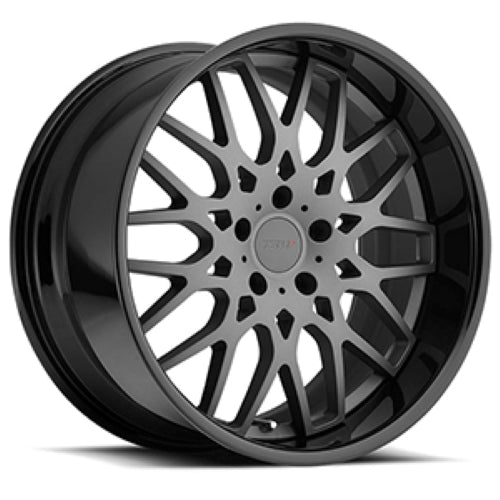 19x8.5 TSW RASCASSE MATTE GUNMETAL W/ GLOSS BLACK LIP Wheel 5x112 (43mm)