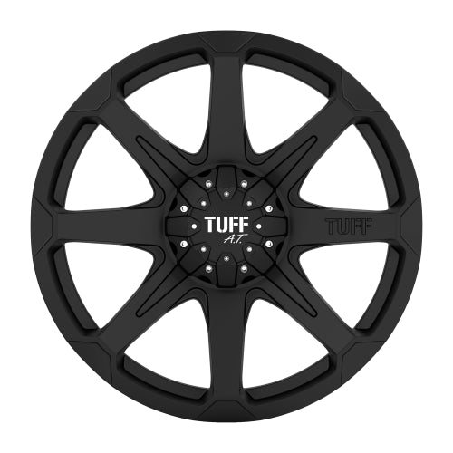 22x10 Tuff T05 SATIN BLACK Wheel 8x170 (5mm)