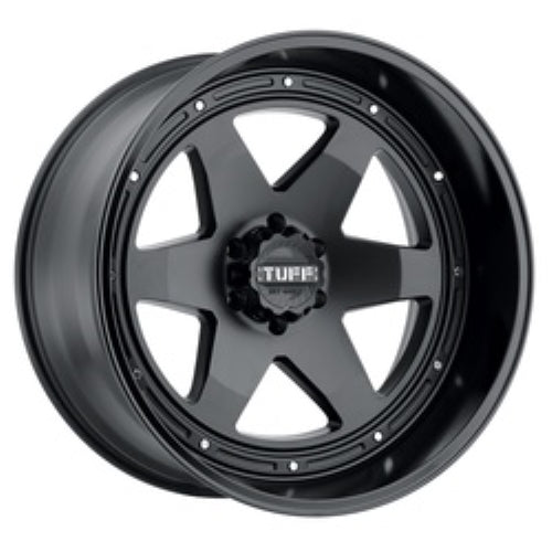 20x12 Tuff T1A GLOSS GOLD W/ GLOSS BLACK Wheel 8X6.5 (-45mm)