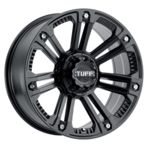 22x10 Tuff T22 MATTE BLACK Wheel 6x5.5 (-19mm)