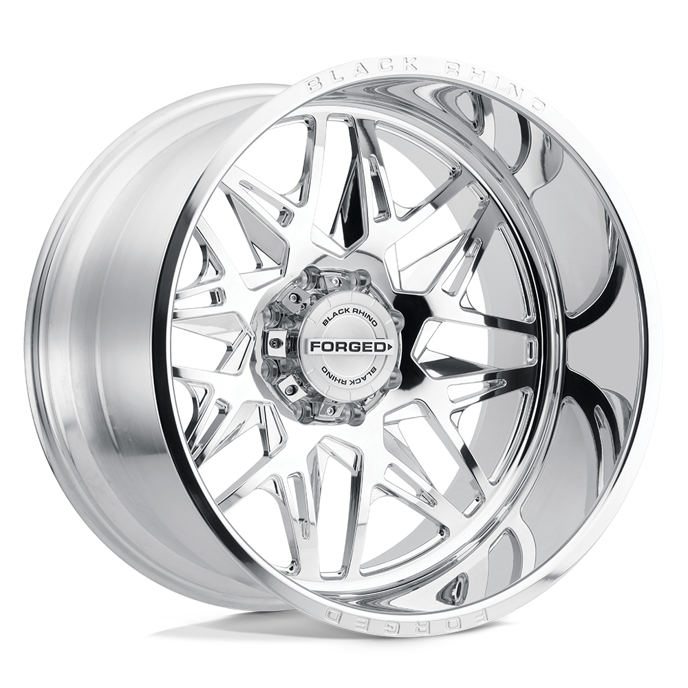 22x14 Black Rhino TWISTER POLISHED DIRECTIONAL Wheel 8x180 (-76mm)