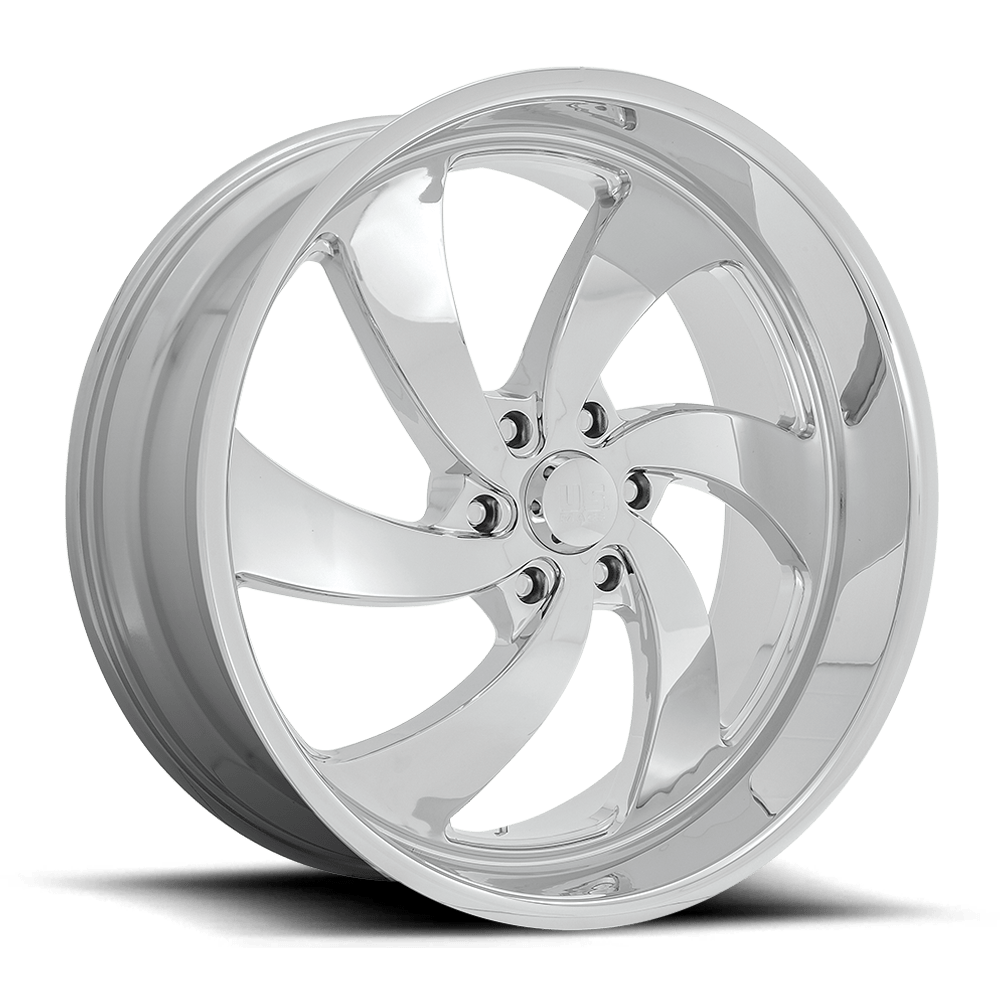 24x10 US Mags U132 Desperado Chrome RIGHT Wheel 6x5.5 (25mm)