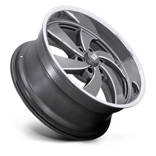 22x9 US Mags U133 Desperado Anthracite Milled Wheel 6x135 (25mm)