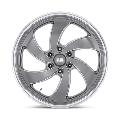 22x10 US Mags U133 Desperado Anthracite Milled Wheel 6x135 (25mm)