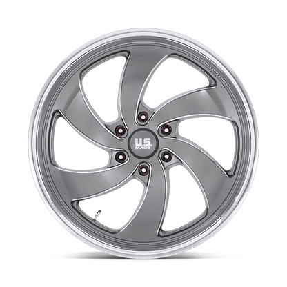 22x9 US Mags U133 Desperado Anthracite Milled RIGHT Wheel 6x5.5 (25mm)