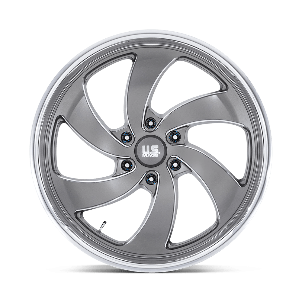 22x9 US Mags U133 Desperado Anthracite Milled RIGHT Wheel 6x5.5 (25mm)
