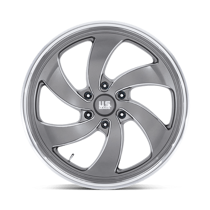 22x9 US Mags U133 Desperado Anthracite Milled RIGHT Wheel 6x5.5 (25mm)