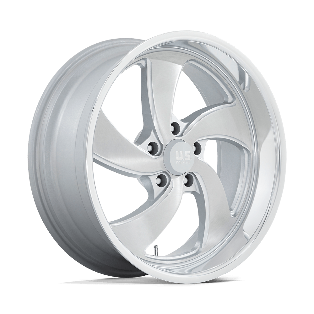 20x8 US Mags U134 Desperado Silver Brushed RIGHT Wheel 5x5 (1mm)