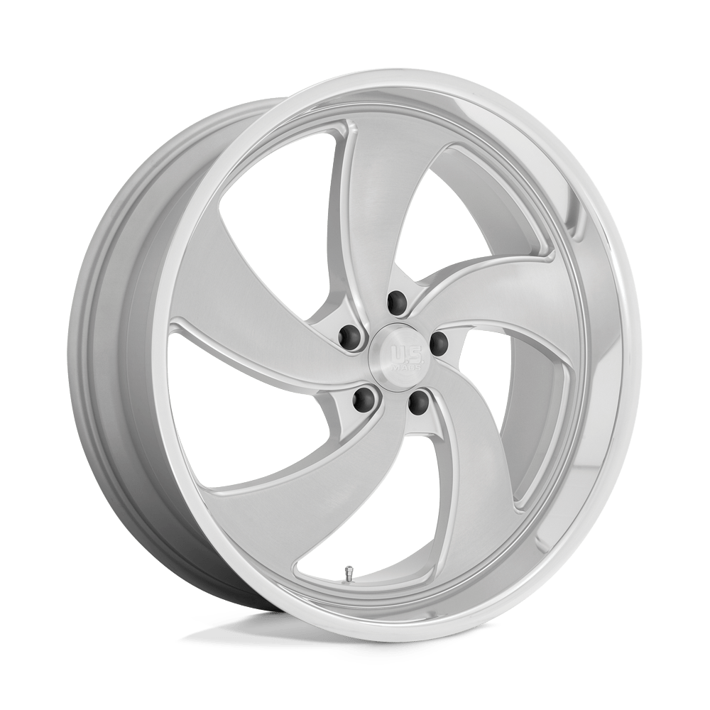 24x9 US Mags U134 Desperado Silver Brushed RIGHT Wheel 5x5 (1mm)