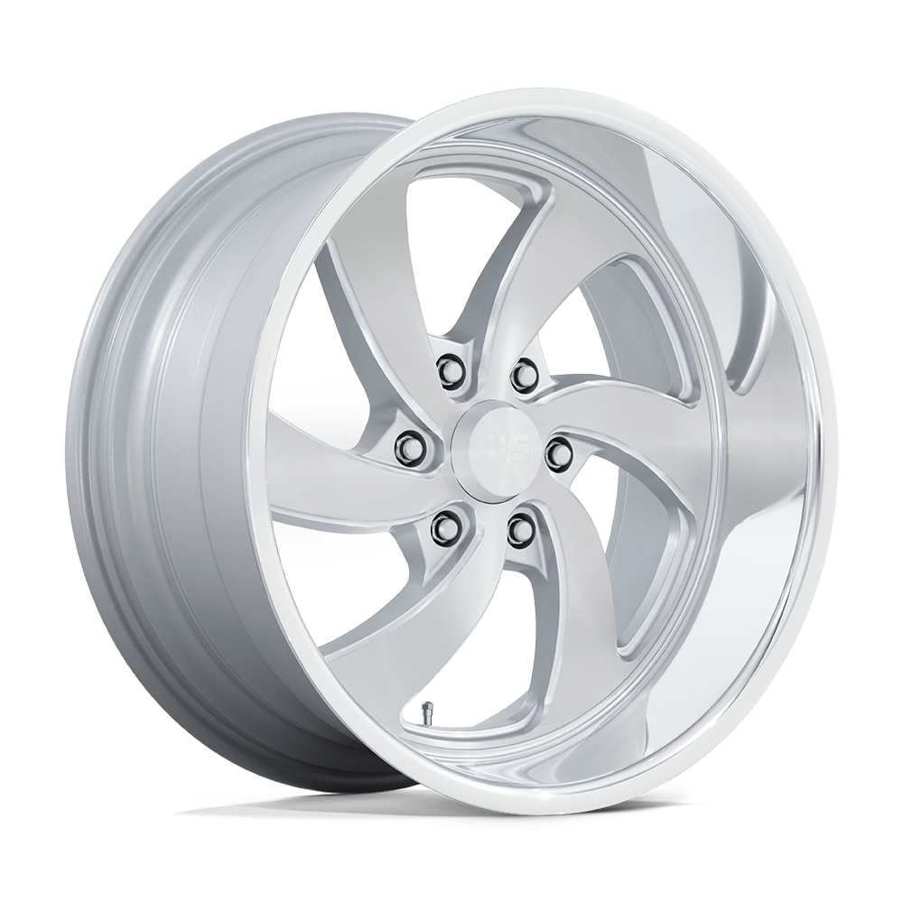 20x9.5 US Mags U134 Desperado Silver Brushed LEFT Wheel 6x5.5 (1mm)