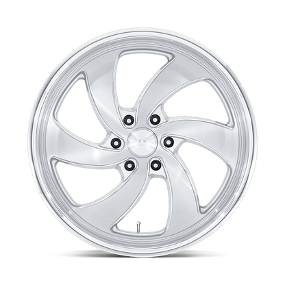 22x9 US Mags U134 Desperado Silver Brushed LEFT Wheel 6x5.5 (25mm)