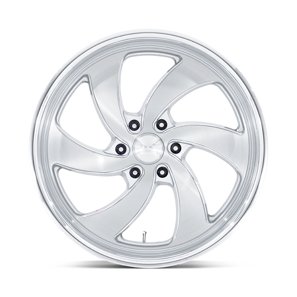 22x10 US Mags U134 Desperado Silver Brushed RIGHT Wheel 6x5.5 (25mm)