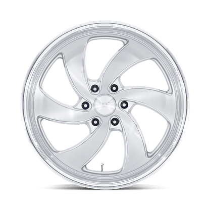 22x10 US Mags U134 Desperado Silver Brushed RIGHT Wheel 6x5.5 (25mm)