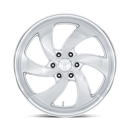22x10 US Mags U134 Desperado Silver Brushed Face Milled Wheel 6x135 (25mm)