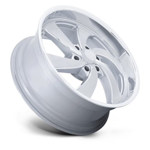 22x10 US Mags U134 Desperado Silver Brushed Face Milled Wheel 6x135 (25mm)