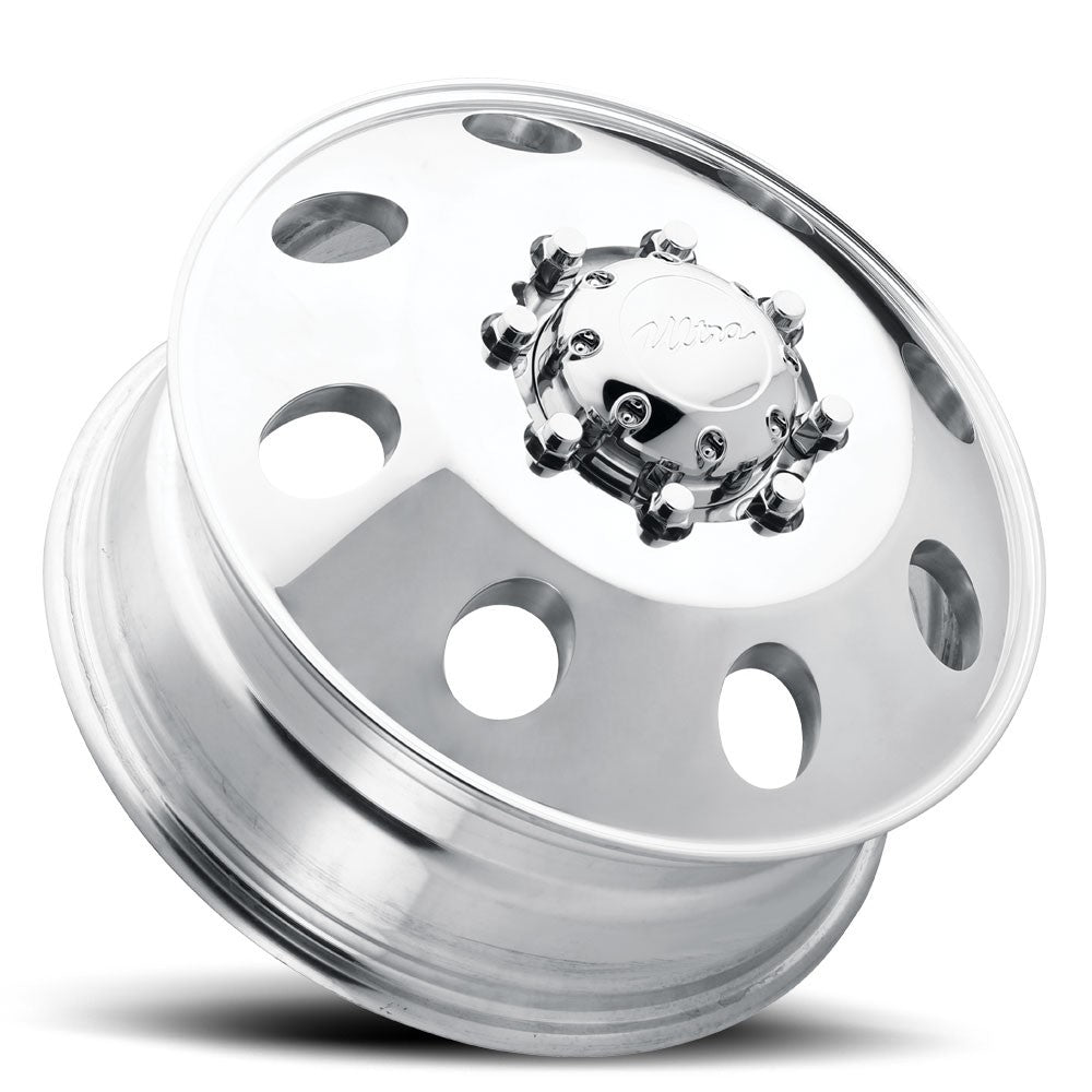 17x6.5 Ultra 002FP Modular Polished DUALLY FRONT Wheel 8x200 (129mm)
