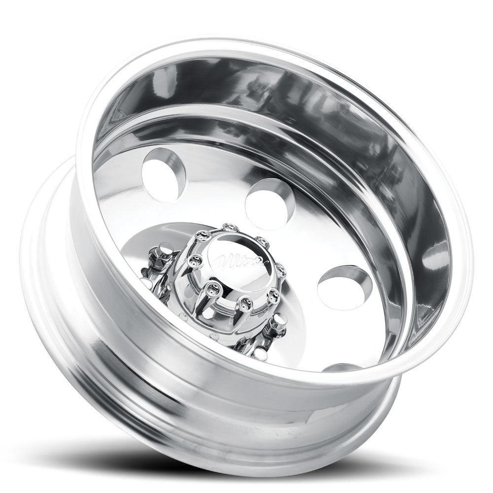 17x6.5 Ultra 002RP Modular Polished DUALLY REAR Wheel 8x210 (-140mm)