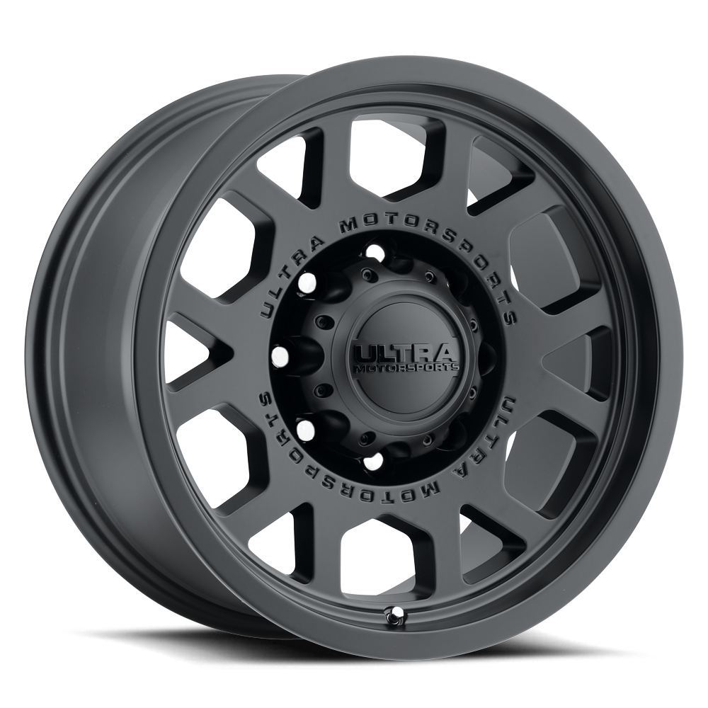 18x9 Ultra 114SB The Chief Satin Black Wheel 8x6.5 (12mm)