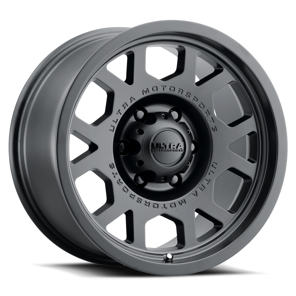 17x9 Ultra 114SB The Chief Satin Black Wheel 6x5.5 (12mm)