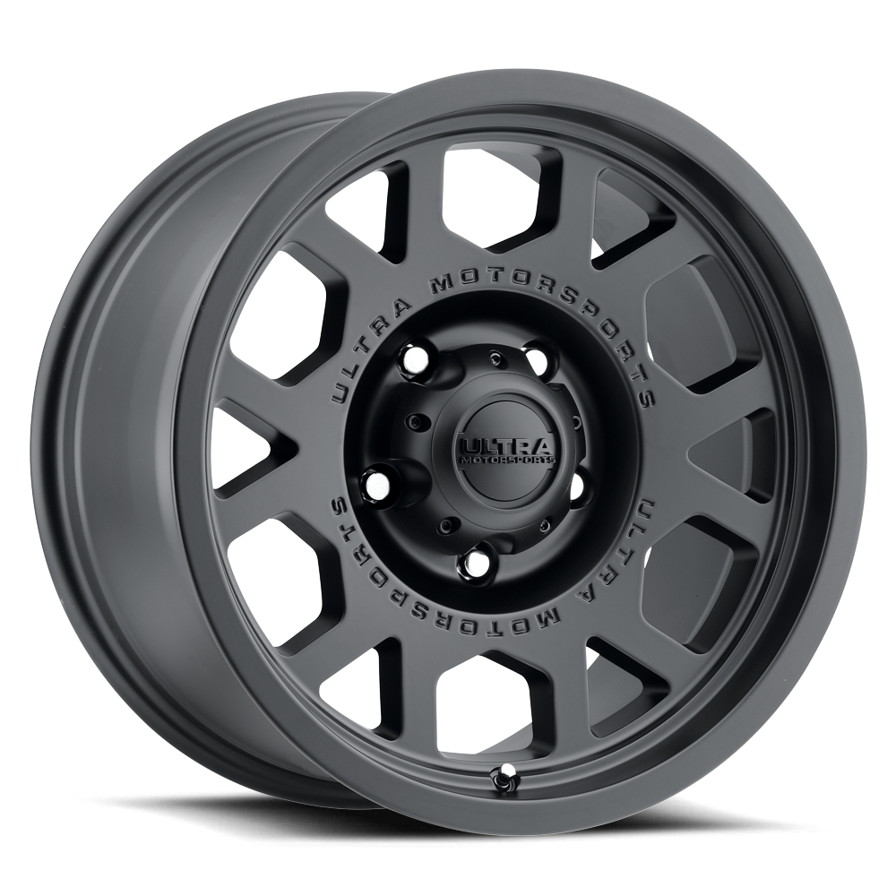 16x8 Ultra 114SB The Chief Satin Black Wheel 5x5.5 (1mm)
