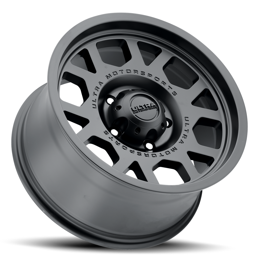 18x9 Ultra 114SB The Chief Satin Black Wheel 5x5.5 (12mm)