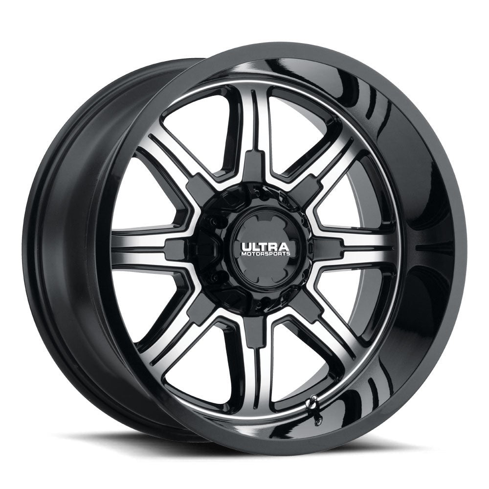 16x8 Ultra 229U Menace Gloss Black Wheel 5x135 (10mm)