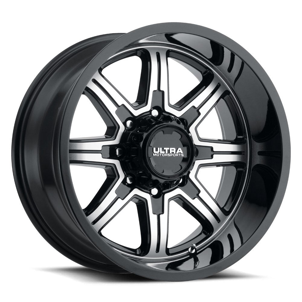 16x8 Ultra 229U Menace Gloss Black Wheel 8x6.5 (-6mm)