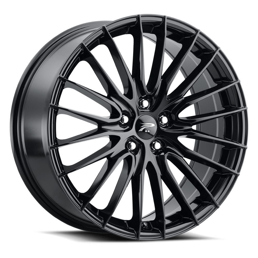 18x8 Platinum 465BK Reprisal Gloss Black Wheel 5x112 (40mm)