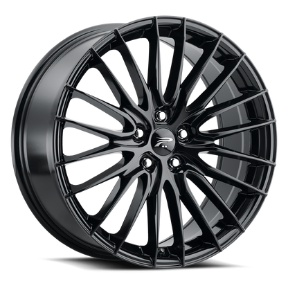 18x8 Platinum 465BK Reprisal Gloss Black Wheel 5x112 (40mm)