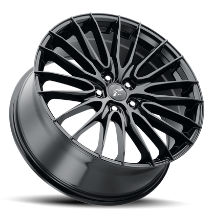 18x8 Platinum 465BK Reprisal Gloss Black Wheel 5x112 (40mm)