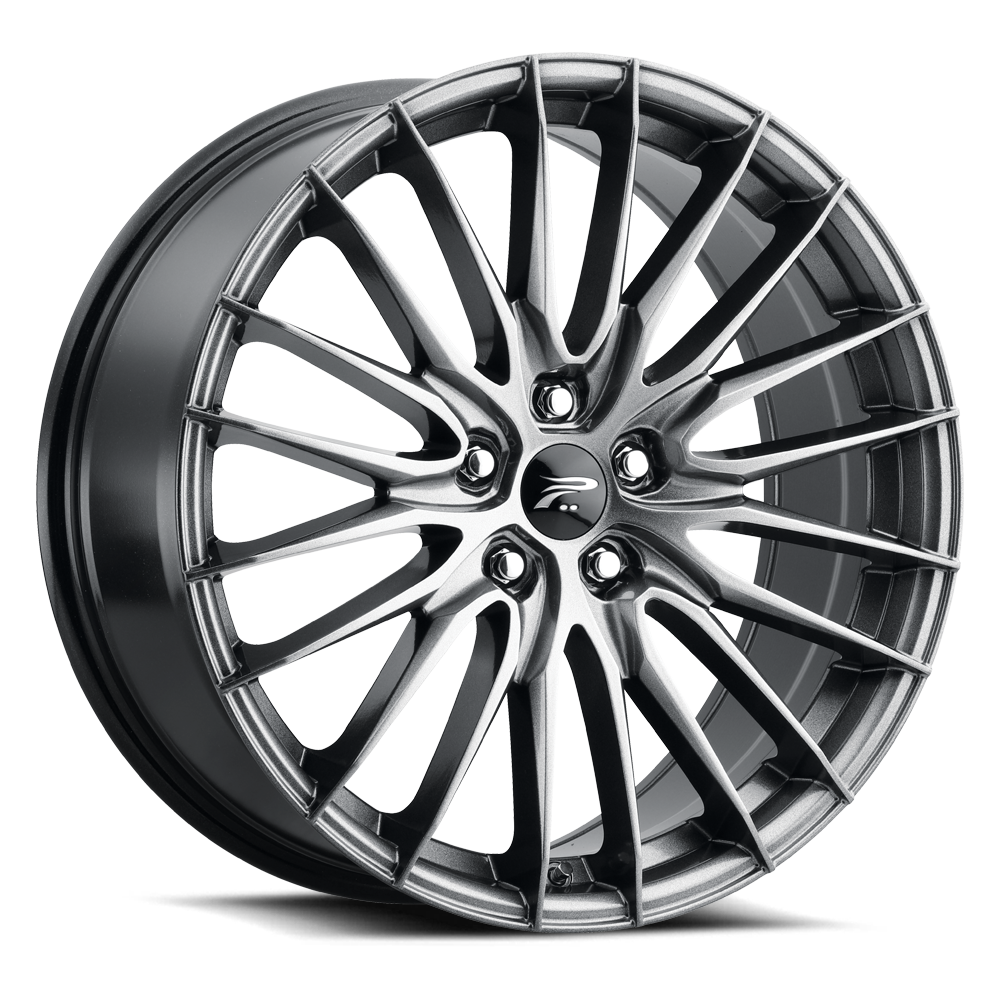 17x8 Platinum 465G Reprisal Bright Graphite Wheel 5x120 (35mm)