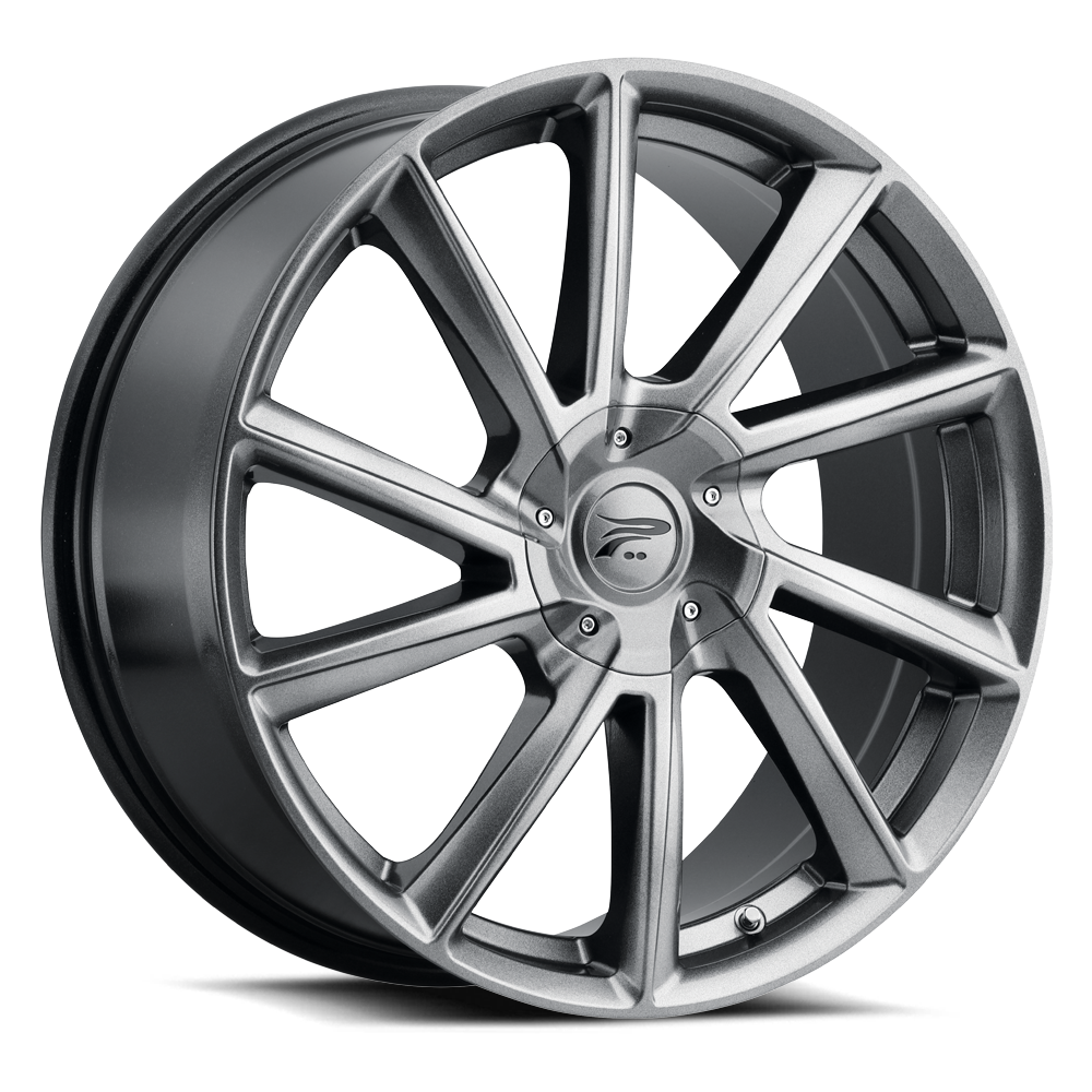 20x8.5 Platinum 466G Mystic Bright Graphite Wheel 5x112/5x115 (35mm)
