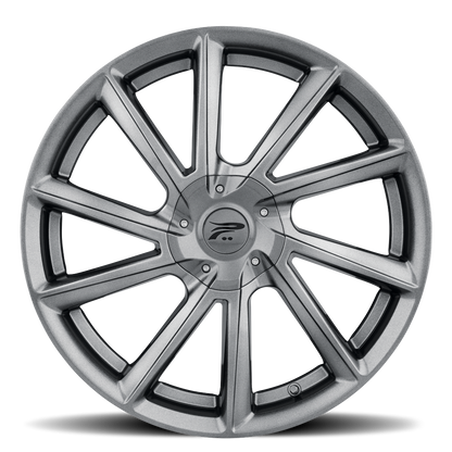 17x8 Platinum 466G Mystic Bright Graphite Wheel 5x4.25/5x4.5 (40mm)