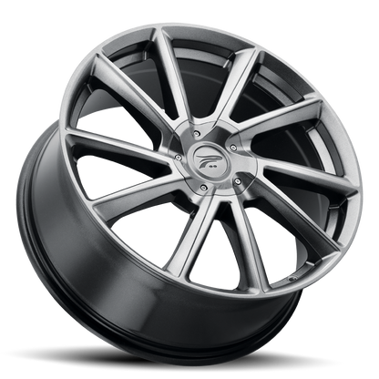 17x8 Platinum 466G Mystic Bright Graphite Wheel 5x4.25/5x4.5 (40mm)